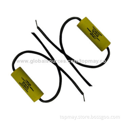 Metalized Polypropylene Film Capacitors with ≤0.1% Axial and Epoxy Resin Coating